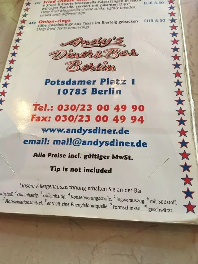 Andys Diner & Bar