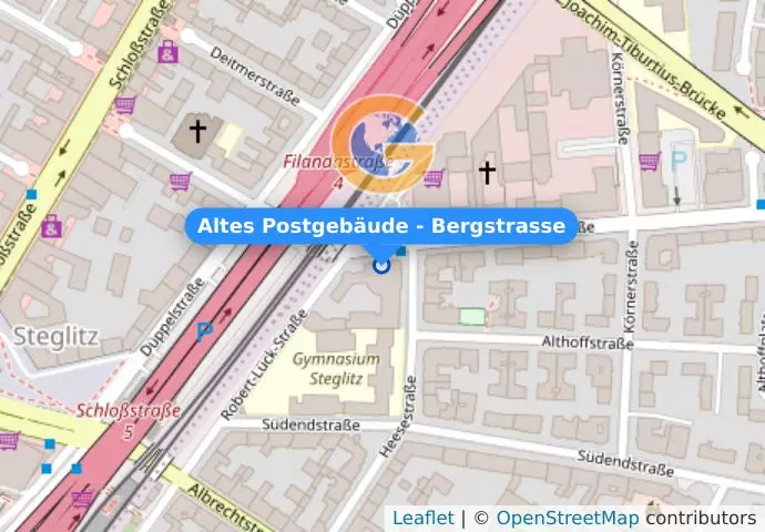 Altes Postgebäude - Bergstrasse