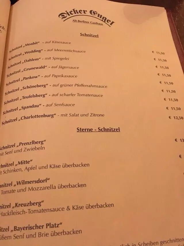 Alt-Berliner Gasthaus Dicker Engel